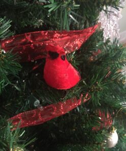 Gallerie II Cardinal Birds Clip Christmas Xmas Ornament A/2 Red 12 71O3QlYHajL