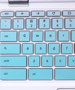 Silicone Keyboard Cover Skin Compatible for Acer Chromebook R11 CB3-131 CB5-132T, 2017 Acer Premium R11 Convertible, Acer Chromebook R13 CB5-312, Acer Chromebook 14 CB3-431 CP5-471 (Ombre Mint Green) Ombre Mint Green 11 71O4CP30HfL