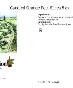 Alternative view of OliveNation Candied Orange Peel Slices, Sweet and Tangy for Baking, Cooking, Snacking - 8 ounces 8 Ounce (Pack of 1)