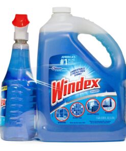 Windex Original Cleaner, 32 Fluid Ounce Trigger Spray and 1 Gallon Refill 4 71O4ydqFWGL