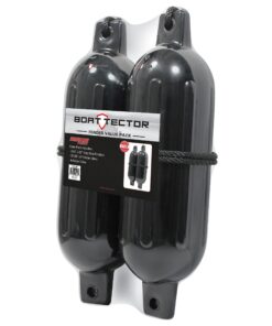 Extreme Max 3006.7204 BoatTector Inflatable Fender Value 2-Pack - 6.5" x 22", Black 6.5" x 22" 18 71O57Gi0i6L