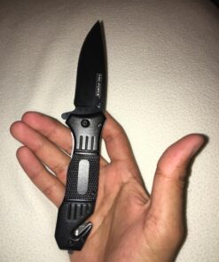 TAC Force Spring Assisted Opening Tactical Rescue Folding Knife Pocket (Black) 53 71O580rlP0L