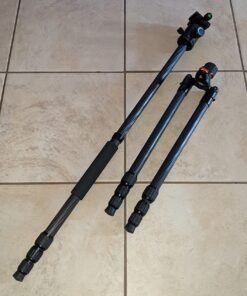 Neewer Carbon Fiber 66 inches/168 centimeters Camera Tripod Monopod with 360 Degree Ball Head,1/4 inch Quick Shoe Plate,Bag for DSLR Camera,Video Camcorder,Load up to 26.5 pounds/12 kilograms 143 71O5LC6F5QL