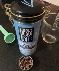 Tiesta Tea - Blueberry Wild Child Blueberry Hibiscus Herbal Tea Loose Leaf Tea Up to 50 Cups Make Hot or Iced Non-Caffeinated 5.5 Ounce Refillable Tin Tin - 50 Cups 44 71O65hgZiL