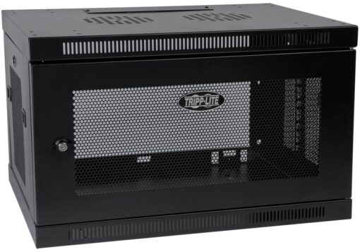 Tripp Lite 6U Wall Mount Rack Enclosure Server Cabinet, 16.5" Deep, Switch-Depth (SRW6U), Black Standard