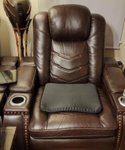 KYSMOTIC Gel Seat Cushion for Long Sitting (Super Large & Thick), Soft & Breathable, Gel Chair Cushion for Wheelchair, for Hip Pain, Gel Seat Cushion for Office Chair (1 Cushion+1 Cover) Black Cover+rose Red Cushion 24 71O6VofTIdL