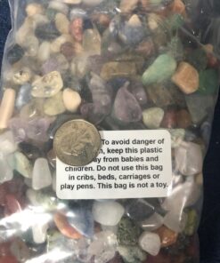 Fantasia Materials: 3 lbs Premium Brazilian Tumbled Polished Natural Stones Assorted Mix - XXSmall - 0.25" to 0.5" 3 lb Lot - Large Pack #A: Xxsmall 6 71O6gcmRuaL