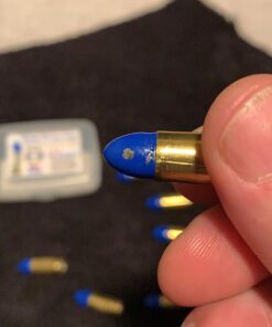 B's Dry Fire Snap Caps - A.K.A. B's Dummy's - Dummy 9mm Luger Training Caps Blue Brass (10 Pack) 23 71O7fp8DakL
