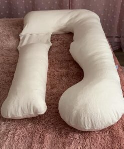Pharmedoc Pregnancy Pillows, U-Shape Full Body Pillow – Air White Cover – Pregnancy Pillows for Sleeping – Body Pillows for Adults, Maternity Pillow and Pregnancy Must Haves 24 71O7nAiJ2VL