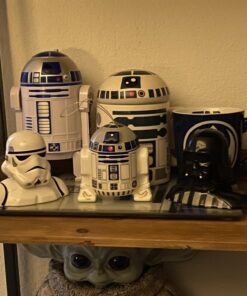 ThinkGeek Star Wars R2-D2 Measuring Cup Set - Body Built from 4 Measuring Cups and Detachable Arms Turn Into Nesting Measuring Spoons - Unique Kitchen Gadget 9 71O8AIvXakL