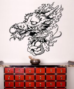 Stickerbrand Vinyl Wall Decal Sticker Water Dragon Head 1443m 6 71O8ImymVQL