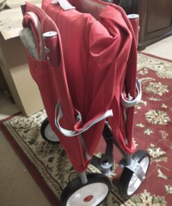 Radio Flyer 3-In-1 EZ Folding, Outdoor Collapsible Wagon for Kids & Cargo, Red Folding Wagon Canopy 86 71O91ecNNL