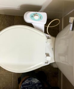 MAYFAIR 848SLOWB 000 Toilet Seat will Slow Close, Never Loosen and Easily Remove, ROUND, Durable Enameled Wood, White 30 71O9xwox9FL