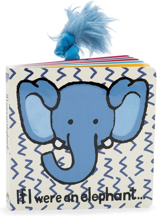 Jellycat Baby Touch and Feel Board Books, If I were an Elephant