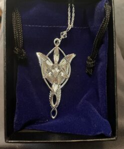 The Arwen Evenstar Pendant Silver Plated 14 71OAV zXCL