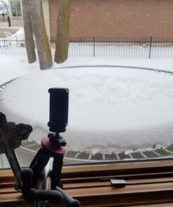 Tripod for iPhone, Fotopro Flexible Camera Tripod with Remote for iPhone 12 XS,Samsung, Waterproof and Anti-Crack Phone Tripod Stand for GoPro, Portable Travel Tripod for Live Streaming Vlogging Video Black and red 47 71OAzACF4fL