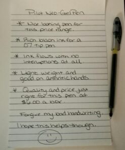 Pilot Neo-Gel Roller Ball Stick Pens, Black Ink, Fine Point, 12-Pack (14001) 7 71OB3T0xmAL