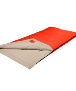 Coleman Oak Point Big & Tall Sleeping Bag, Cool-Weather 30°F Sleeping Bag for Adults, No-Snag Zipper with Stuff Sack Included, Machine Washable Fits Adults Up To 6ft 4in Tall Orange 7 71OBTsMv VL