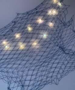 Beistle Blue Cotton String Novelty Nautical Decorative Fish Netting Under The Sea Luau Party Supplies, 4' x 12' 28 71OBrGy9unL