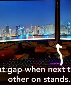 SAMSUNG 23.5” CF396 Curved Computer Monitor, AMD FreeSync for Advanced Gaming, 4ms Response Time, Wide Viewing Angle, Ultra Slim Design, LC24F396FHNXZA, Black 24-Inch DP/HDMI 35 71OCDkUxLkL