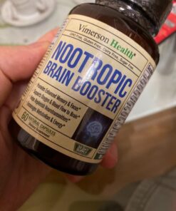 Nootropics Brain Support Supplement - Nootropic Brain Booster for Improved Focus, Concentration & Memory. Brain Nootropic for Brain Health, Mood & Energy Support. Non-GMO. Made in the USA. 60 Capsules 25 71OCGKChTlL