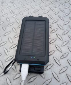 ERRBBIC Solar Power Bank Portable Charger 38800mah Waterproof Battery Backup Charger Solar Panel Charger with Dual LED Flashlights and Compass for All CellPhones, Tablets, and Electronic Devices Blue 1 Count (Pack of 1) 32 71OCHWQWrML 1