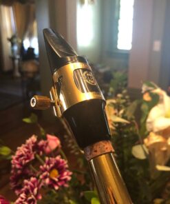 Vandoren LC07P Optimum Ligature and Plastic Cap for Alto Saxophone Gilded with 3 Interchangeable Pressure Plates, Black Alto Sax 9 71OCM1J8veL