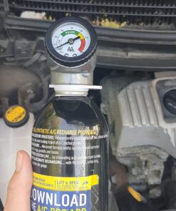 AC Pro Car Air Conditioner Synthetic R134A Refrigerant, AC Recharge Kit with Hose and Gauge, 20 Oz, ACP200-6 14 71OCVmurJyL