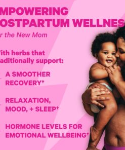 Alternative view of Pink Stork Postpartum Uplift Tea: Hormone Balance for Women After Pregnancy, Chamomile Tea with Red Raspberry Leaf for Postpartum Recovery and Mood Support - Caffeine-Free, 15 Sachets
