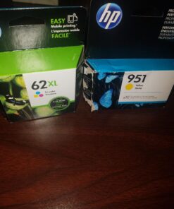 HP 62XL Tri-color High-yield Ink | Works with HP ENVY 5540, 5640, 5660, 7640 Series, HP OfficeJet 5740, 8040 Series, HP OfficeJet Mobile 200, 250 Series | Eligible for Instant Ink | C2P07AN 17 71ODRyfJjJL