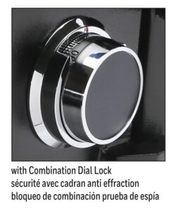 Honeywell Safes & Door Locks - 5911 Steel Depository Security Safe with Spy-Proof 4 Digit Combination Lock, 1.06 Cubic Feet, Black Combination Dial Lock 8 71ODaWRsTKL