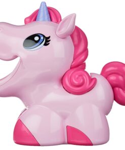 Amazon Basics Kids Outdoor Automatic Unicorn Bubble Blowing Machine With Solution, Gift for Age 3Y+, Pink 18 71OFDMQYplL