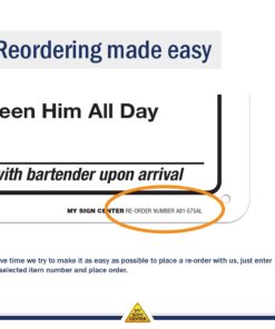 Bar Phone Fees Make Arrangements With Bartender Upon Arrival Sign, 7" x 10" 0.40 Aluminum, Fade Resistance, Indoor/Outdoor Use, USA MADE By My Sign Center 7x10 Aluminum 8 71OFGC80nsL