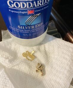 Goddard’s Silver Cleaner Dip – Silver Jewelry Cleaner Solution for Filigree Metalwork & Small Items – Professional Use Silver Tarnish Remover – Silverware Cleaning Supplies (10 oz) 43 71OFdS9e8yL