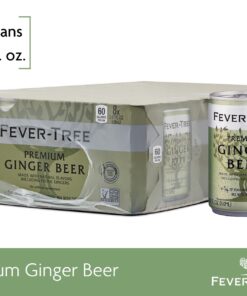 Alternative view of Fever Tree Ginger Beer - Premium Quality Mixer - Refreshing Beverage for Cocktails & Mocktails. Naturally Sourced Ingredients, No Artificial Sweeteners or Colors - 150 ML Cans - Pack of 24 5.07 Fl Oz (Pack of 24)