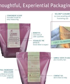 Grab Green Natural 3-in-1 Laundry Detergent Powder, Water Lily, 100 Loads 4 Pound (Pack of 1) 17 71OFwPhefJL