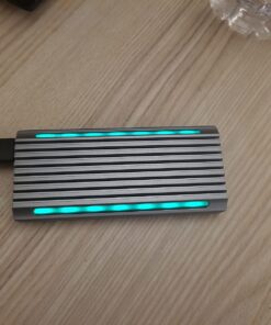 M.2 NVMe SSD Enclosure Adapter USB C 3.2 Gen 2 10Gbps M.2 NVMe to SATA Reader, Tool-Free 6Gbps SATA, RGB NVMe Enclosure Aluminum Case Support UASP Trim for PCIe M-Key(B+M Key) SSD Size 2242/2260/2280 RGB Version 41 71OGNVVP8JL