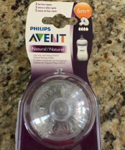Philips AVENT BPA Free Natural Fast Flow Nipples, 2-Pack 36 71OHAODH8L