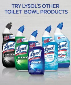 Lysol Clean & Fresh Toilet Bowl Cleaner, Ocean Fresh, 24 oz (Pack of 4) 11 71OIiB 4dwL 1