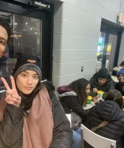 HINDAWI Winter Hat Scarf Gloves Slouchy Beanie Snow Knit Skull Cap Touch Screen Mittens Circle Scarves for Women Hat+scarf+gloves (Black) 34 71OKIAiAAmL