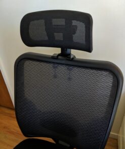 Space Seating 75 Series Air Grid Big and Tall Deluxe Ergonomic Office Chair with Thick Padded Seat and 400 lb. Limit, Black Double Air Grid 40 71OKNkxsICL