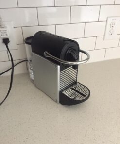 Nespresso Pixie Coffee and Espresso Machine by DeLonghi, 24oz, Aluminum Discontinued Pixe Aluminum: Machine Only 28 71OKVXEz4VL