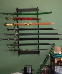 MASTER USA WS-8W 8-Tier Wall Mount Sword Stand , Black 23 71OKz HCEtL