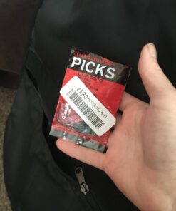 D'Addario Celluloid Guitar Picks - Guitar Accessories - Guitar Picks for Acoustic Guitar, Electric Guitar, Bass Guitar - Natural Feel, Warm Tone - Assorted, Medium 0.70mm, 10-pack 0.70mm-Medium 41 71OLct6acmL