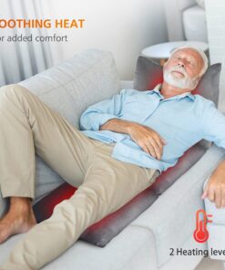 Snailax Shiatsu Foot Massager with Heat and Massage Throw Pillow & Massage Seat Cushion Bundle | Kneading Foot & Back Massager, Heated Foot Warmer, Electric Feet Massager Machine 17 71ON4qvtRtL