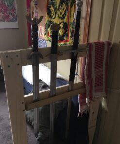 Whetstone Cutlery William Wallace Medieval Sword with Sheath, Silver, 8.75''x 41.625'' x 2.25'' 40 71ON6uwewfL