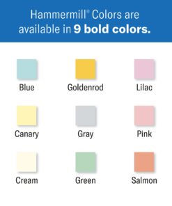 Hammermill Colored Paper, 20 lb Pink Printer Paper, 8.5 x 14-1 Ream (500 Sheets) - Made in the USA, Pastel Paper, 103390R Legal (8.5x14) 1 Ream | 500 Sheets 10 71ONdtyR2iL