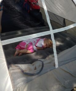 Wenzel Klondike 8 Person Water Resistant Tent with Convertible Screen Room for Family Camping Grey/Taupe 54 71OOBMlPMpL