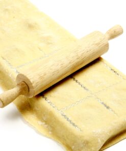 Norpro 3 Piece Ravioli Maker and Press Set with Rolling Pin, Large, White and silver 20 71OP09Q7o L