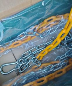 Jungle Gym Kingdom Swings for Outdoor Swing Set - Pack of 2 Swing Seat Replacement Kits with Heavy Duty Chains - Backyard Swingset Playground Accessories for Kids (Green) Green, 2 Pack Standard 32 71OP7nhraL